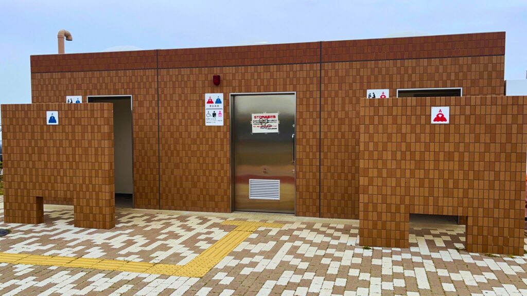 大間近隣公園(大間見晴らしの丘)のトイレ