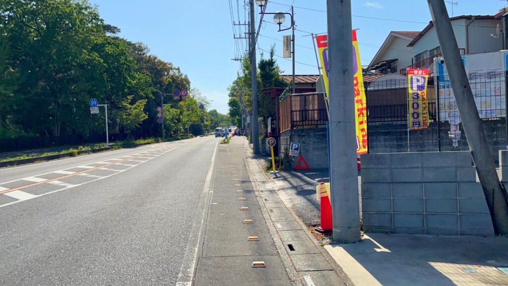 埼玉県子ども動物自然公園近くの加藤第二駐車場