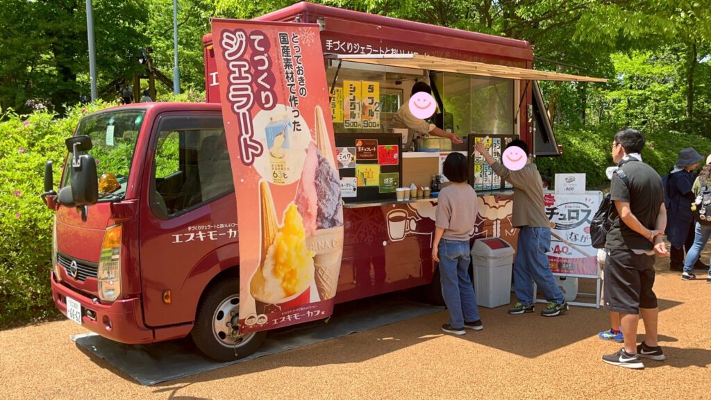 埼玉県子ども動物自然公園のキッチンカー